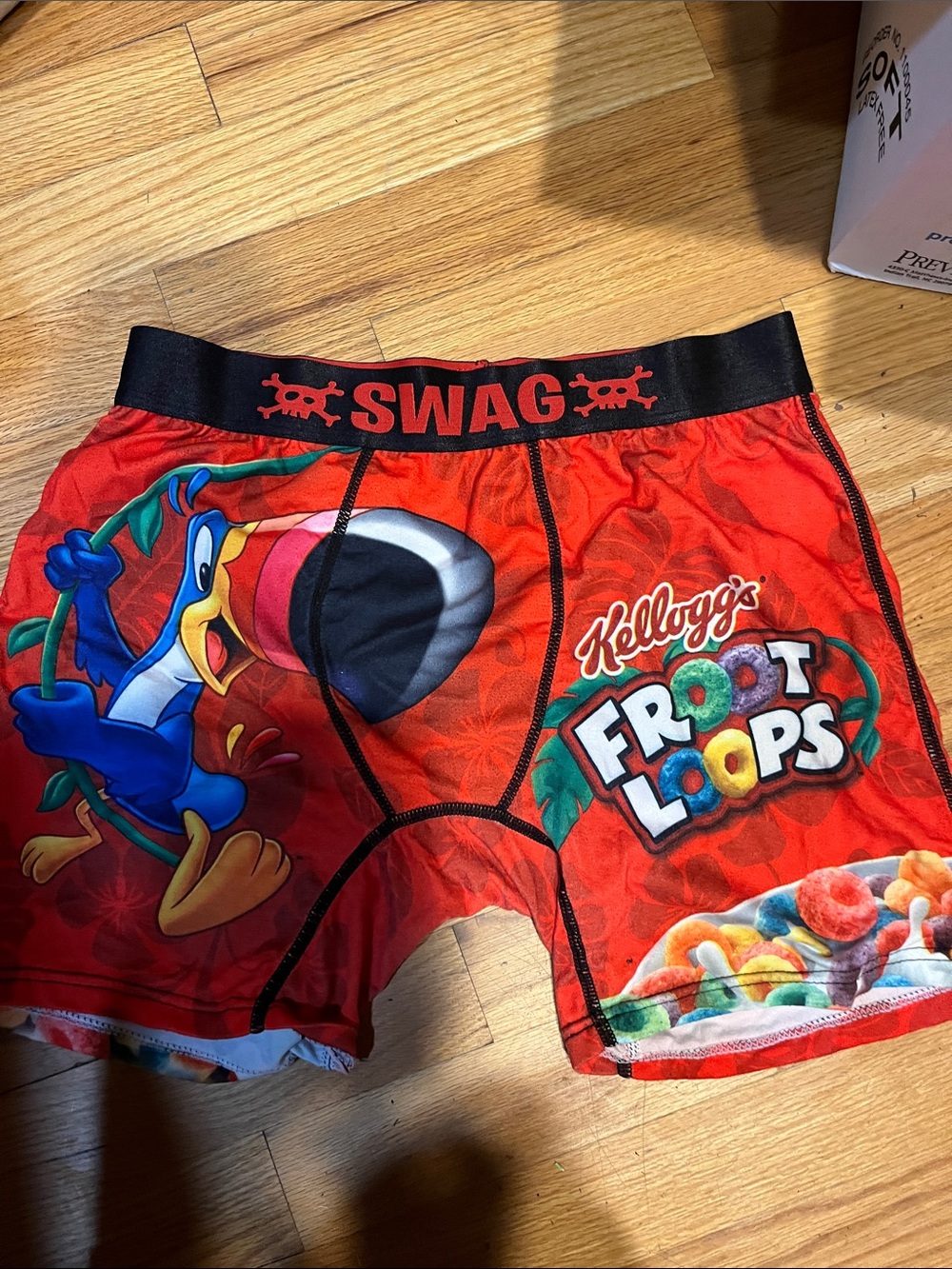 Froot Loops Red Kids Boxer Briefs with SWAG Waistband